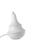 Lampa podłogowa zewnętrzna LADY D biała - E27 8W LED 220-240V IP55 47X66 cm - KARMAN