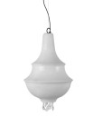 Lampa wisząca zewnętrzna LADY D biała - E27 8W LED 220-240V IP55 48X78 cm - KARMAN