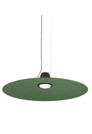 Lampa akustyczna wisząca LENT 21001 zielona - LED 17W 3000K 2416lm 230V IP20 - MARTINELLI LUCE
