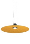 Lampa akustyczna wisząca LENT 21001 żółta - LED 17W 3000K 2416lm 230V IP20 - MARTINELLI LUCE