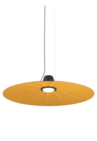 Lampa akustyczna wisząca LENT 21001 żółta - LED 17W 3000K 2416lm 230V IP20 - MARTINELLI LUCE