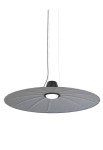 Lampa akustyczna wisząca LENT 21001 szara - LED 17W 3000K 2416lm 230V IP20 - MARTINELLI LUCE