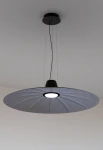 Lampa akustyczna wisząca LENT 21001 szara - LED 17W 3000K 2416lm 230V IP20 - MARTINELLI LUCE