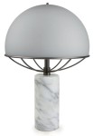 Lampa stołowa JIL TJL300-1215 satynowy ciemny chrom - TATO