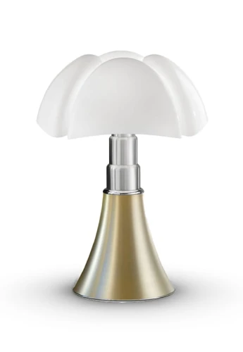Lampa stołowa lub podłogowa PIPISTRELLO 620 mosiądz satynowa - 4x4W E14 LED 2700K 1800lm 230V IP20 - MARTINELLI LUCE