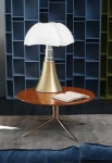 Lampa stołowa lub podłogowa PIPISTRELLO 620 mosiądz satynowa - 4x4W E14 LED 2700K 1800lm 230V IP20 - MARTINELLI LUCE