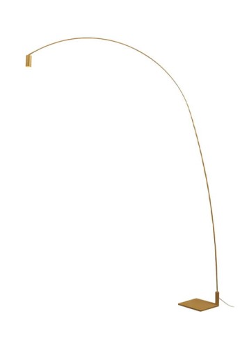 Lampa podłogowa FOX złoty - 15W LED 2700K 839lm 110-240V IP20 - NEMO