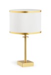 Lampa stołowa wewnętrzna ABBANO 8029 śmietankowo-złota - E27 15W 230V IP20
