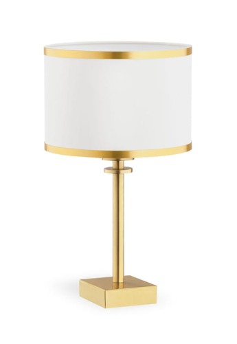 Lampa stołowa wewnętrzna ABBANO 8029 śmietankowo-złota - E27 15W 230V IP20