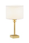 Lampa stołowa wewnętrzna ABBANO 8047 biało-złota - E27 15W 230V IP20