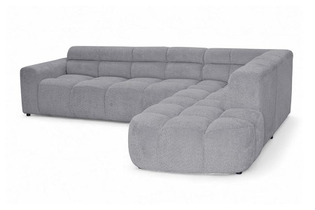 Narożnik BOLERO 3-E-TER - bez funkcji spania i pojemnika - tkanina Abriamo 06