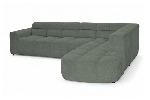 Narożnik BOLERO 3-E-TER - bez funkcji spania i pojemnika - tkanina Abriamo 10