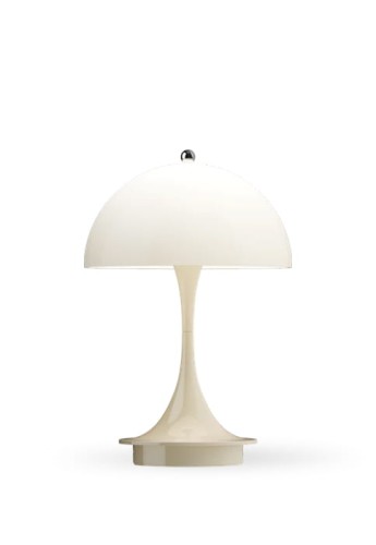 Lampa stołowa przenośna PANTHELLE V3 160 opal beżowy - LED 2.5W 2700K IP44 - LOUIS POULSEN