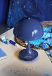 Lampa stołowa przenośna PANTHELLE V3 160 niebieski - LED 2.5W 2700K IP44 - LOUIS POULSEN