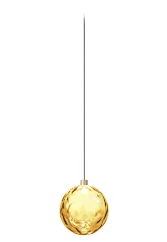 Lampa wisząca wewnętrzna bez akcesorów montażowych do kompozycji własnej MURANÉ Ø18 champagne-bronze glass - LED 2,7W 2700K Ra>90 167lm 24V AC IP20 - PANZERI