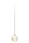 Lampa wisząca wewnętrzna bez akcesorów montażowych do kompozycji własnej MURANÉ Ø10 champagne-transparent glass - LED 2,7W 2700K Ra>90 167lm 24V AC IP20 - PANZERI