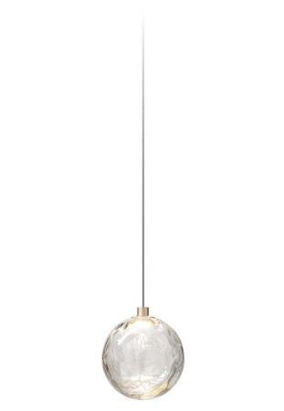 Lampa wisząca wewnętrzna bez akcesorów montażowych do kompozycji własnej MURANÉ Ø18 champagne-transparent glass - LED 2,7W 2700K Ra>90 167lm 24V AC IP20 - PANZERI