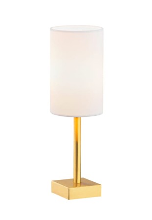 Lampa stołowa wewnętrzna ABRUZZO 8030 biało-złota - E14 7W 230V IP20