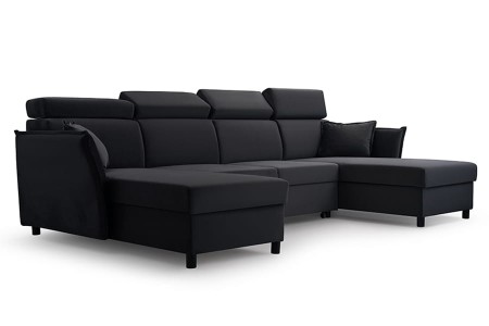 Narożnik PAMPELUNA U OTL-2F-OTP - z funkcją spania i pojemnikiem