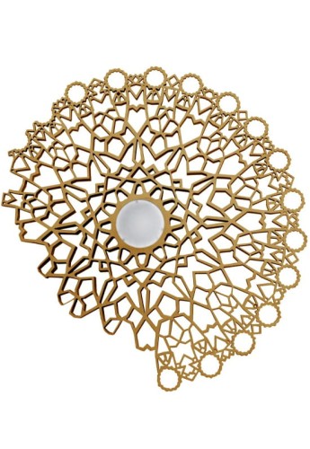 Lampa ścienno-sufitowa NOTREDAME złota - LED 24V 16W 1800lm 3000K IP20 - KARMAN