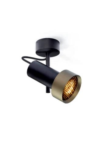 Lampa sufitowa wewnętrzna 2THIRTY-C1 czarno-brązowa - LED 10W 2700K 1000lm 24° 230V IP50 - Trizo21