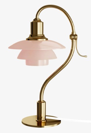 Lampa stołowa PH 2/2 Question Mark ( blada róża ) - LOUIS POULSEN 