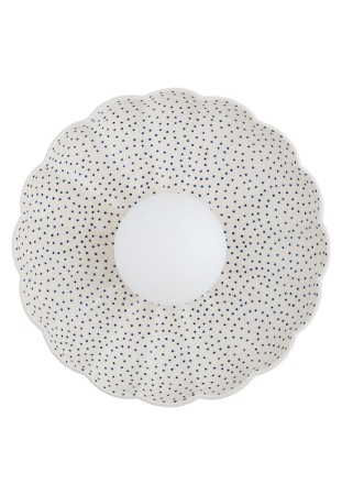 Kinkiet ceramiczny wewnętrzny BOLL opal mat-kremowy - G9 6W 230V IP44