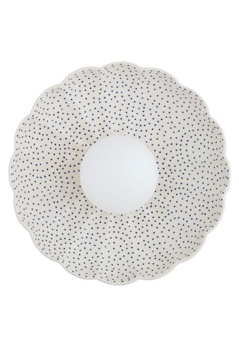 Kinkiet ceramiczny wewnętrzny BOLL opal mat-kremowy - G9 6W 230V IP44