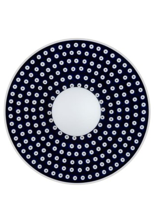 Kinkiet ceramiczny wewnętrzny BOLL opal mat-granat - G9 6W 230V IP44