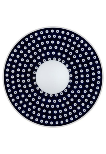 Kinkiet ceramiczny wewnętrzny BOLL opal mat-granat - G9 6W 230V IP44