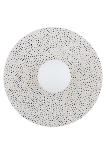 Kinkiet ceramiczny wewnętrzny BOLL opal mat-kremowy - G9 6W 230V IP44