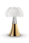 Lampa stołowa lub podłogowa PIPISTRELLO 50 złoty platerowany - 14W LED 2700K 1400lm 230V IP20 - MARTINELLI LUCE