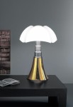 Lampa stołowa lub podłogowa PIPISTRELLO 50 złoty platerowany - 14W LED 2700K 1400lm 230V IP20 - MARTINELLI LUCE