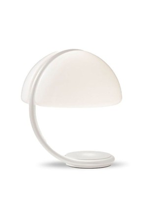 Lampa stołowa SERPENTE 599 biały platerowany - 12W E27 1350lm 2700K 230V IP20 - MARTINELLI LUCE