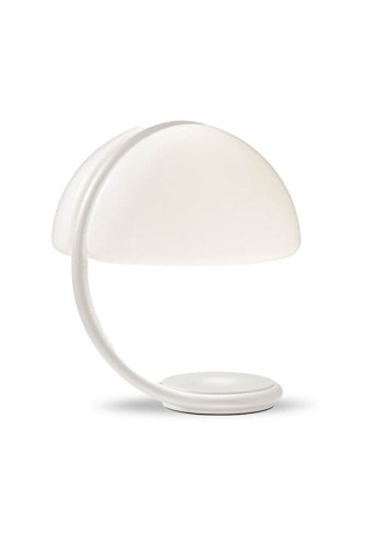 Lampa stołowa SERPENTE 599 biały platerowany - 12W E27 1350lm 2700K 230V IP20 - MARTINELLI LUCE