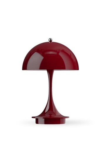 Lampa stołowa przenośna PANTHELLE V3 160 bordowy - LED 2.5W 2700K IP44 - LOUIS POULSEN