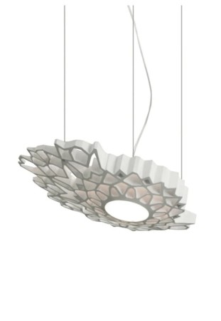 Lampa wisząca NOTREDAME 56cm biała - LED 24V 16W 1800lm 2700K IP20 - KARMAN