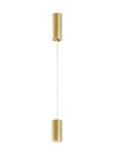 Oprawa oświetleniowa wisząca wewnętrzna 432 WAYS matte brass - LED 6,7W 2700K 753lm 220-240V AC ON-OFF IP20 - PANZERI