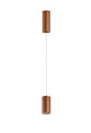 Oprawa oświetleniowa wisząca wewnętrzna 432 WAYS natural terracotta - LED 6,7W 2700K 753lm 220-240V AC ON-OFF IP20 - PANZERI