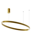Lampa wisząca wewnętrzna CRISEIDE S1G OVAL złota - LED 100W 5300lm 3000K 220-240V AC 50/60Hz 360° IP20 - GEA LUCE
