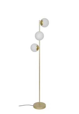 Lampa podłogowa LILLY opal-mosiądz - 10W E14 220-240V IP20 