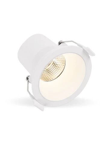 Oprawa oświetleniowa sufitowa wpuszczana LIBERTAD 9 biała - LED 9W 2700-3000-4000K 737-832-820lm 220-240V IP44 TRIAC 60° UGR <19 - HOFF LIGHT