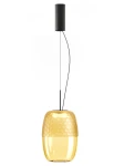Lampa wisząca ADAMAS mat black-bronze glass - LED 11W 2700K 746lm 220-240V AC IP20 dimmable DALI-Push DIM 33cm - PANZERI