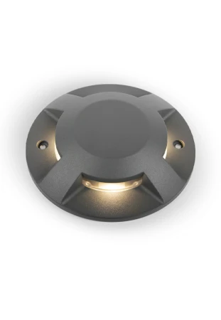 Oprawa oświetleniowa gruntowa zewnętrzna DUBLIN 4 SIDE antracyt - LED COB 4x3W 3000K 205lm 100-240V IP67 4x36°- HOFF LIGHT