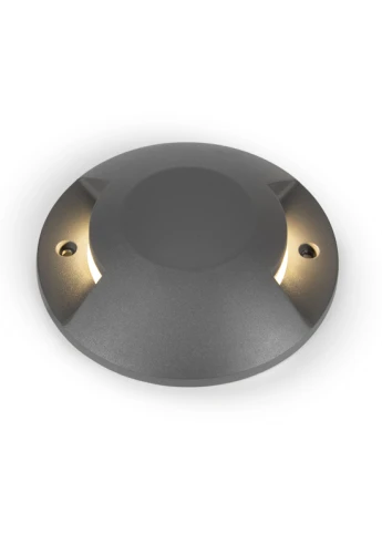 Oprawa oświetleniowa gruntowa zewnętrzna DUBLIN 2 SIDE antracyt - LED COB 2x6W 3000K 140lm 100-240V IP67 2x36°- HOFF LIGHT