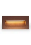Lampa natynkowa ścienna BERGEN 4 CCT SWITCH corten - LED SMD 5W 2200-2700-3200-4000K 345-370-390-420lm 220-240V IP65 60°- HOFF LIGHT