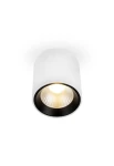 Lampa natynkowa sufitowa NEPAL7 ROUND biało-czarna - LED COB 7W 3000K 500lm 220-240V IP20 24°- HOFF LIGHT