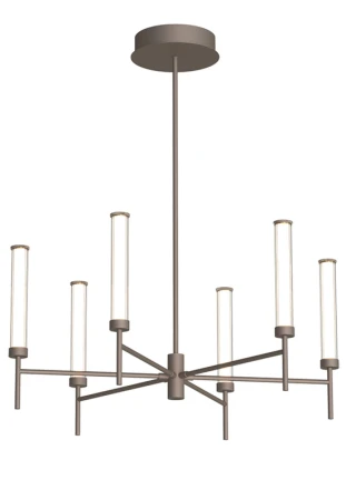 Lampa wisząca wewnętrzna 25448 szczotkowana kawa - LED 46W 3000K 4070lm 220-240V IP20 Triac 