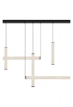 Lampa wisząca wewnętrzna 25421 piaskowa czerń-alabaster - LED 93W 3000K 6740lm 220-240V IP20 Triac