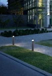 Słupek oświetleniowy CYPRUS antracyt - LED SMD 12W 3000K 650lm 100-240V IP65 360°- HOFF LIGHT - aranżacja